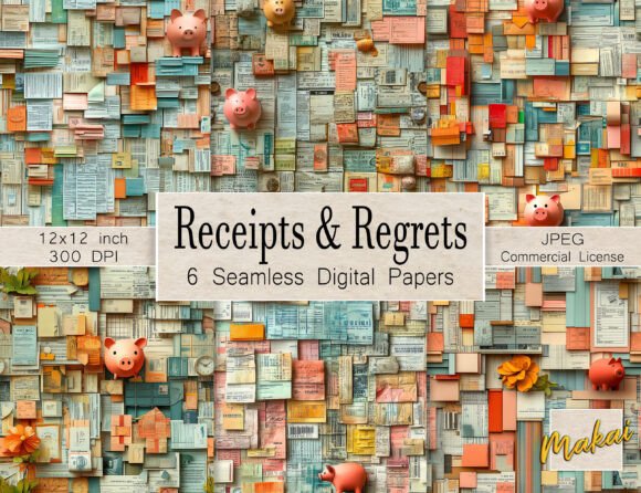 6 Seamless Tax Day Receipts Patterns
