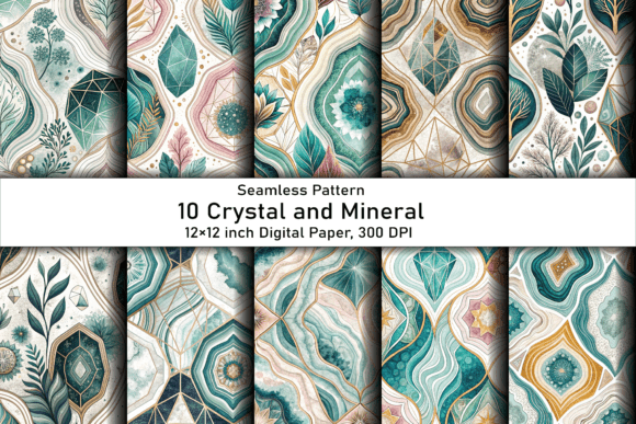 Crystal and Mineral Patterns: Elevating Design with Nature’s Industrial Aesthetic
