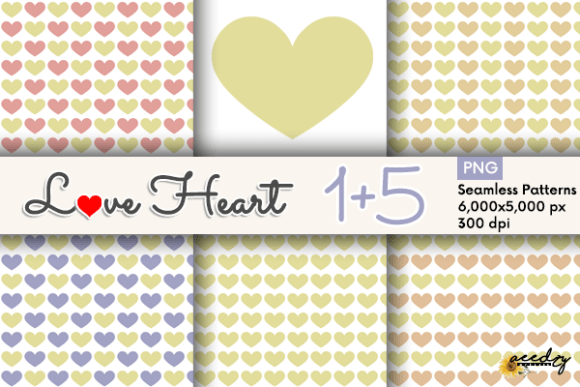 Parakeet Hearts Patterns: Elevating Your Creative Projects with Seamless Digital Design