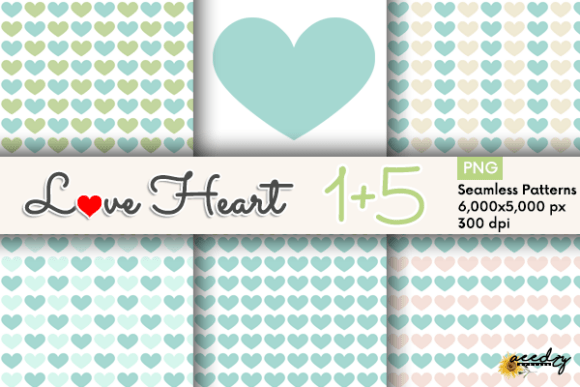Pastel Teal Hearts Patterns: A Practical Review of Digital Paper Assets