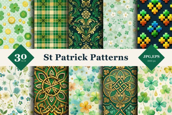 St. Patrick s Day Patterns 01