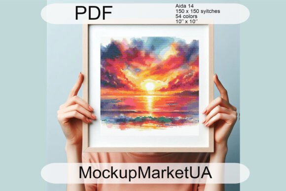 Sunset Cross Stitch Patterns PDF Nature: A Modern Approach to Digital Needlecraft