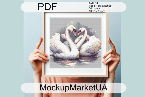 Swan Cross Stitch Patterns PDF Love DIY: A Guide to Creating Elegant Embroidery Art