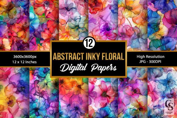 The Art of Fluid Creativity: Elevating Your Projects with Abstract Alcohol Ink Flowers