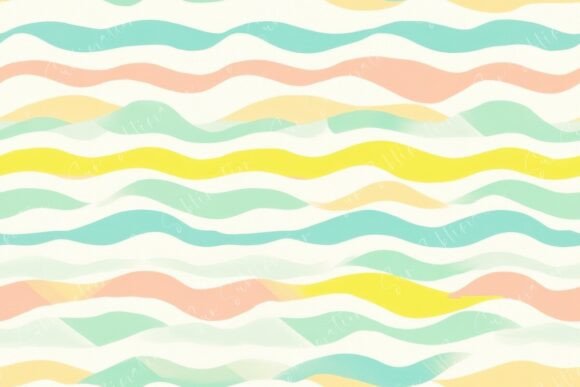 The Art of Serenity: Leveraging Soft Pastel Wavy Patterns for Creative Projects