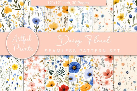 The Strategic Value of Digital Floral Seamless Patterns Set-03 in Modern Creative Workflows