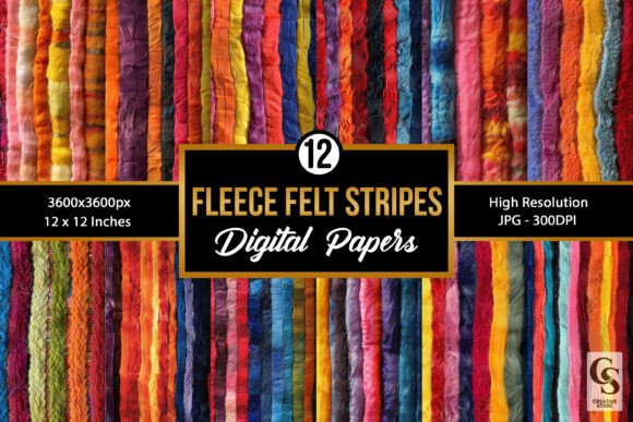 Unlocking Creativity with Fleece Felt Stripes Seamless Patterns