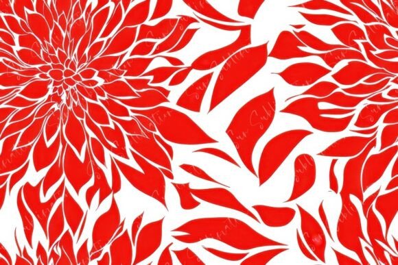 Unlocking the Power of Vibrant Red Flower Patterns: A Guide to Seamless Digital Design