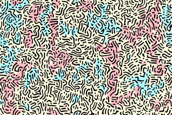 Vibrant Abstract Line Patterns Seamless