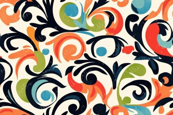 Vibrant Decorative Patterns Seamless: Elevating Digital and Print Projects with Intricate Design